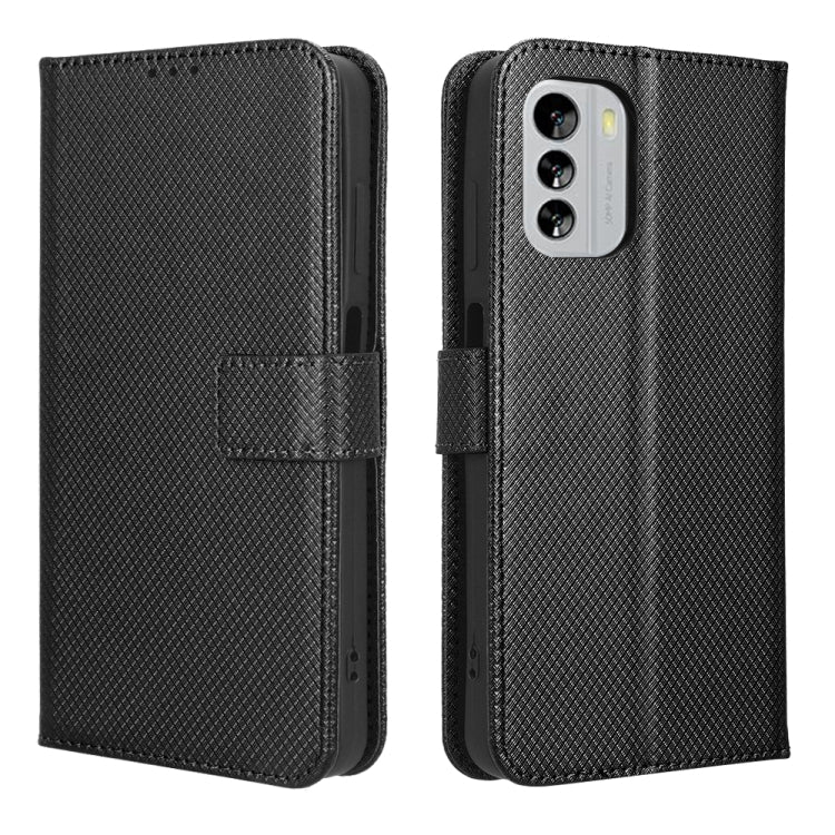 For Nokia G60 5G Diamond Texture Leather Phone Case
