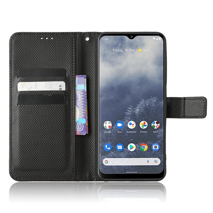For Nokia G60 5G Diamond Texture Leather Phone Case