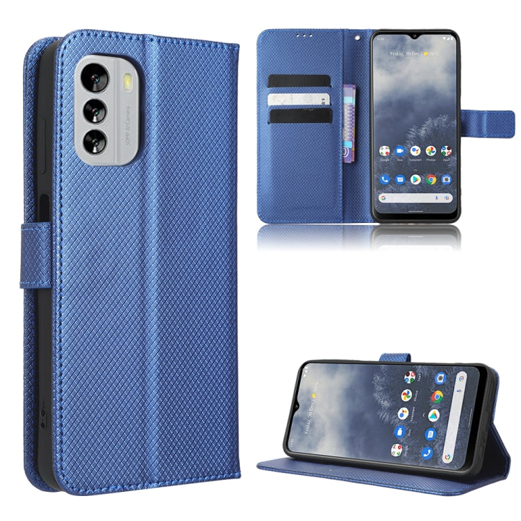 For Nokia G60 5G Diamond Texture Leather Phone Case