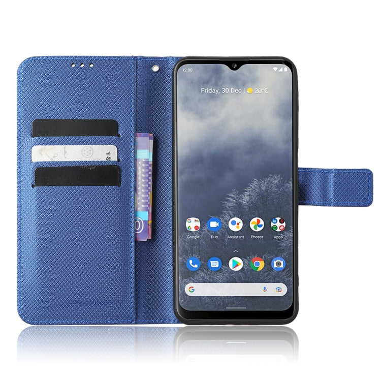 For Nokia G60 5G Diamond Texture Leather Phone Case