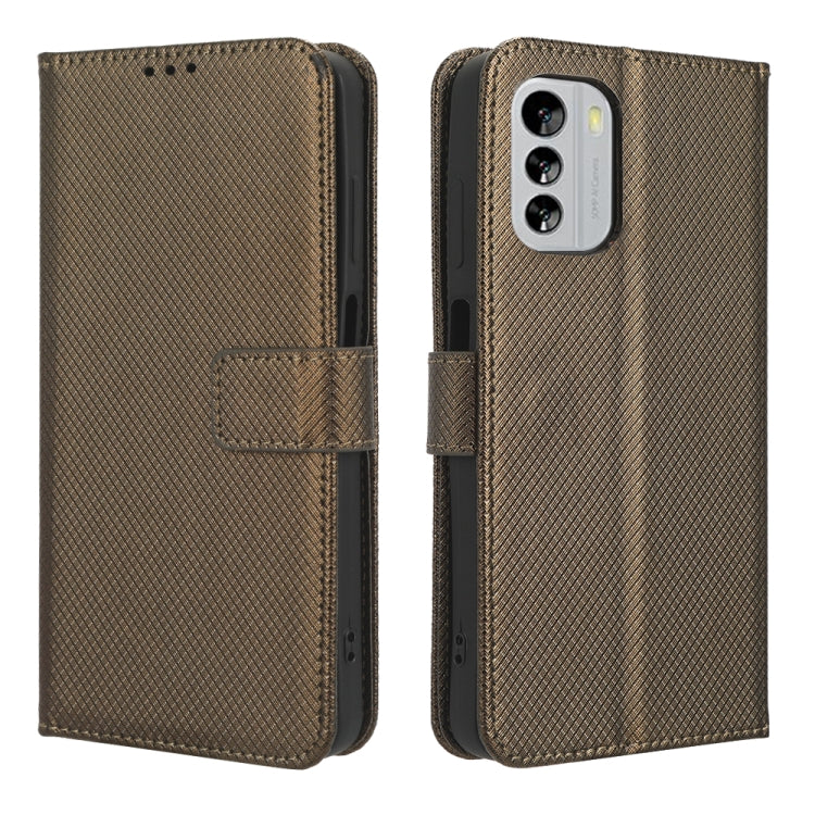 For Nokia G60 5G Diamond Texture Leather Phone Case