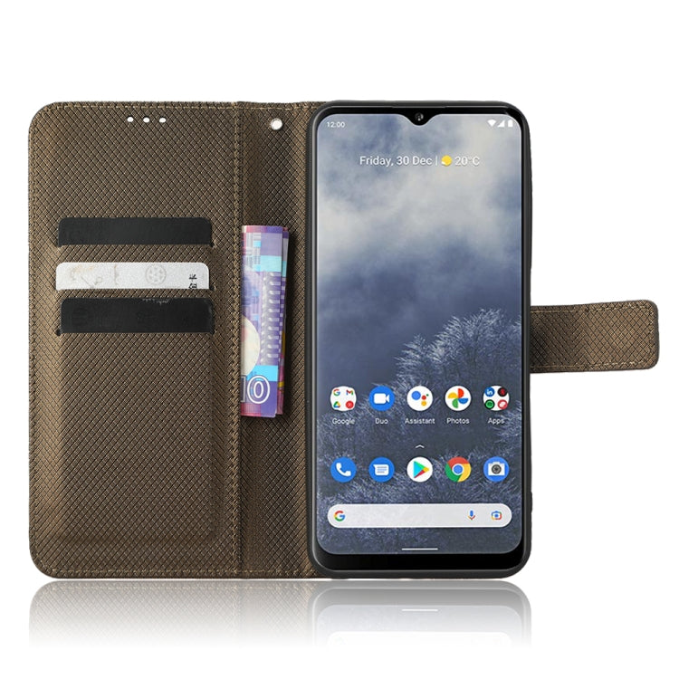 For Nokia G60 5G Diamond Texture Leather Phone Case