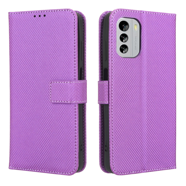 For Nokia G60 5G Diamond Texture Leather Phone Case