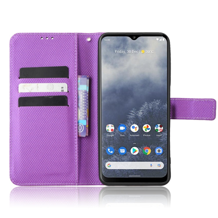 For Nokia G60 5G Diamond Texture Leather Phone Case