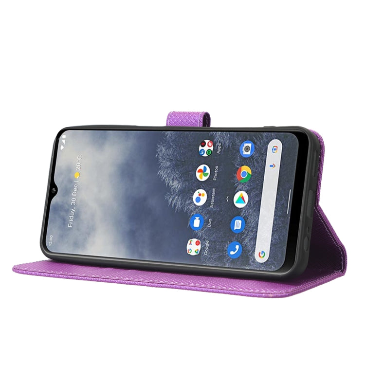 For Nokia G60 5G Diamond Texture Leather Phone Case