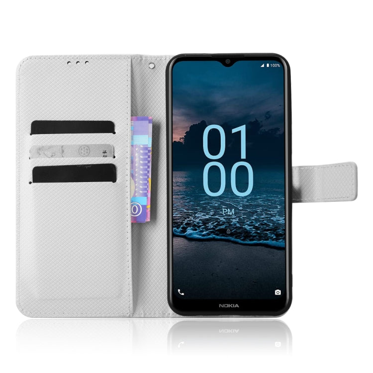 For Nokia G100 Diamond Texture Leather Phone Case