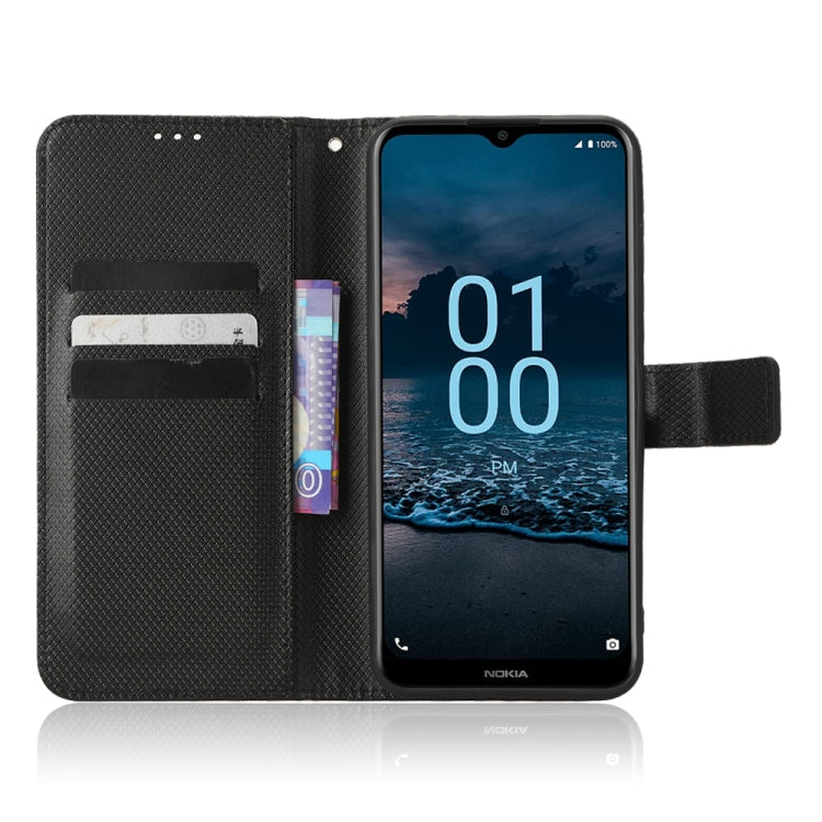 For Nokia G100 Diamond Texture Leather Phone Case
