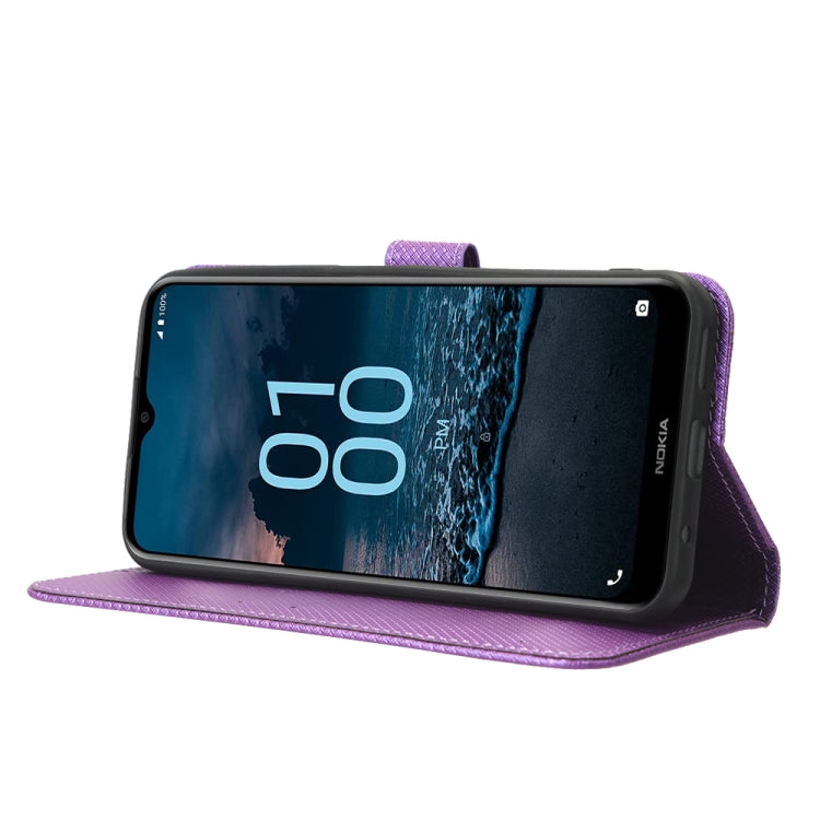 For Nokia G100 Diamond Texture Leather Phone Case
