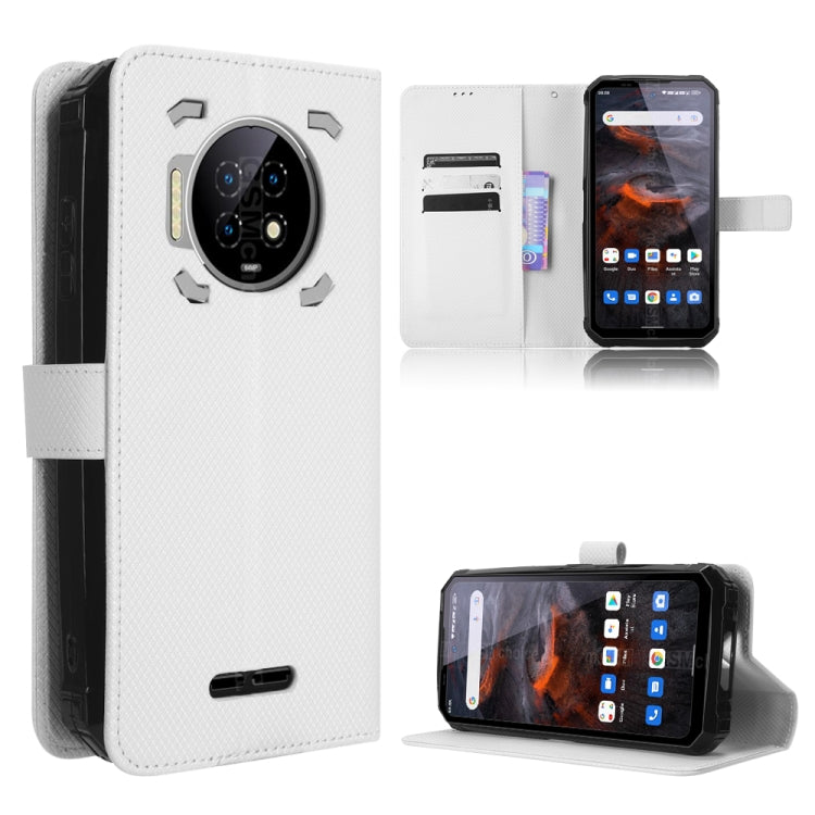 For Oukitel WP19 Diamond Texture Leather Phone Case