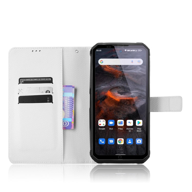 For Oukitel WP19 Diamond Texture Leather Phone Case