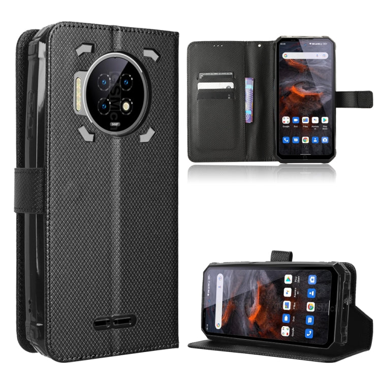 For Oukitel WP19 Diamond Texture Leather Phone Case
