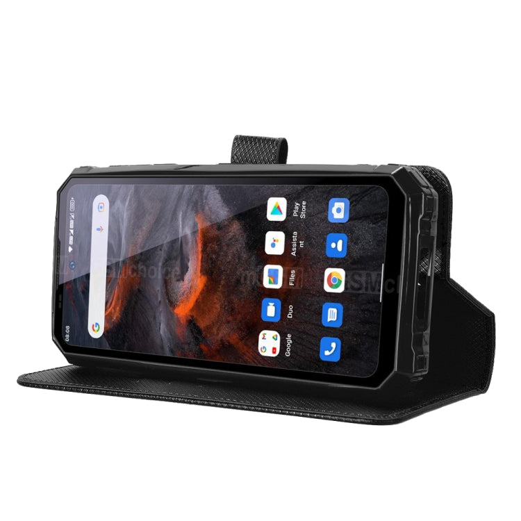 For Oukitel WP19 Diamond Texture Leather Phone Case