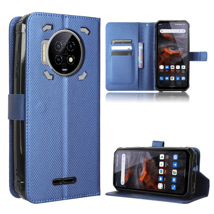 For Oukitel WP19 Diamond Texture Leather Phone Case
