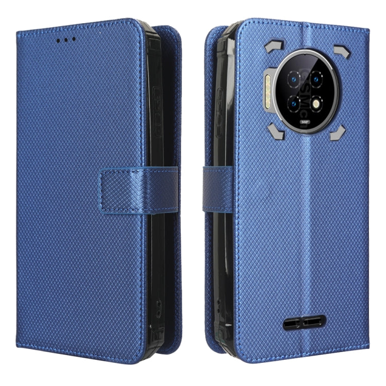 For Oukitel WP19 Diamond Texture Leather Phone Case