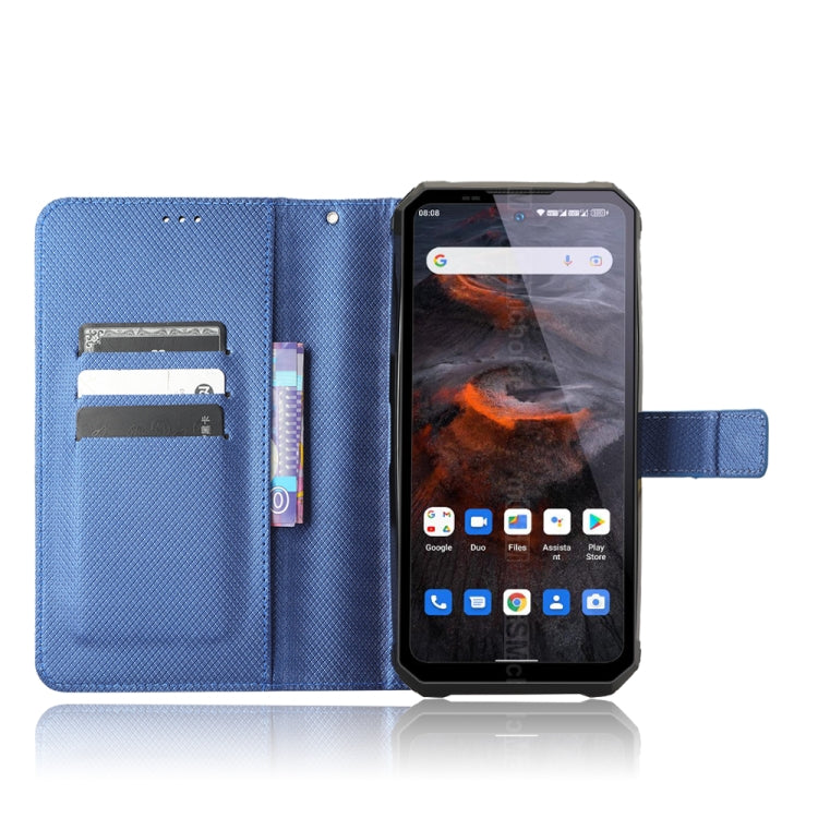 For Oukitel WP19 Diamond Texture Leather Phone Case