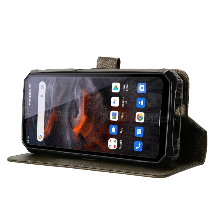 For Oukitel WP19 Diamond Texture Leather Phone Case