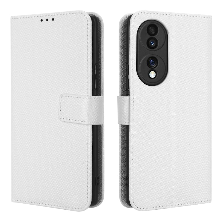 For Honor 70 5G Diamond Texture Leather Phone Case