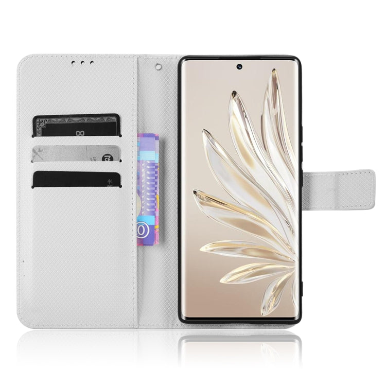 For Honor 70 5G Diamond Texture Leather Phone Case