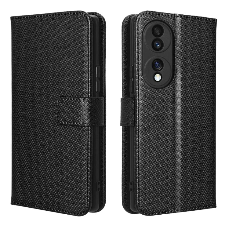 For Honor 70 5G Diamond Texture Leather Phone Case