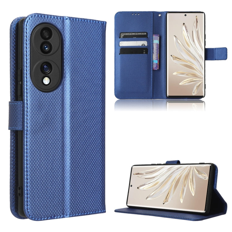 For Honor 70 5G Diamond Texture Leather Phone Case