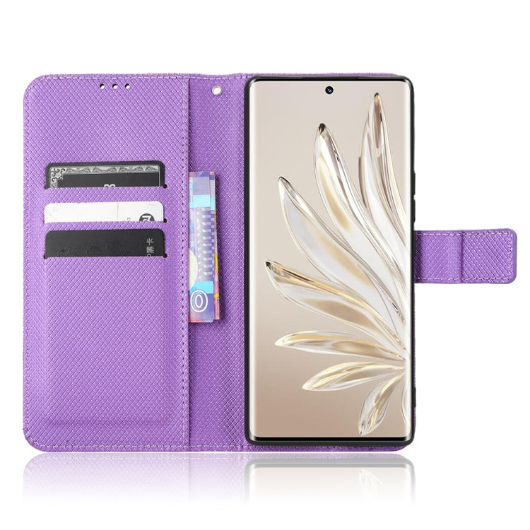 For Honor 70 5G Diamond Texture Leather Phone Case