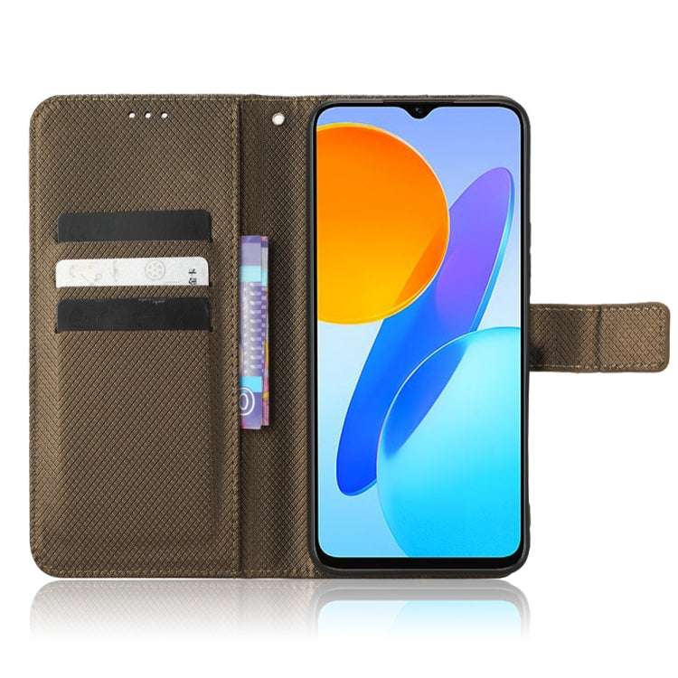 For Honor X8 5G Diamond Texture Leather Phone Case