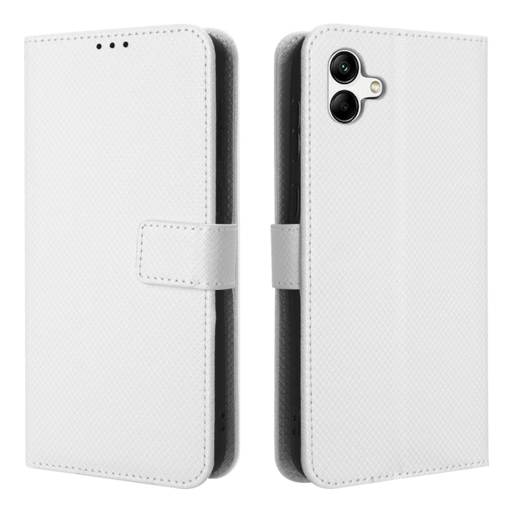 For Samsung Galaxy A04 Diamond Texture Leather Phone Case