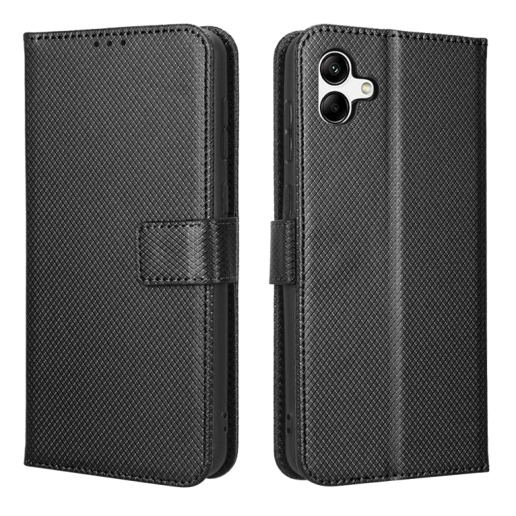 For Samsung Galaxy A04 Diamond Texture Leather Phone Case
