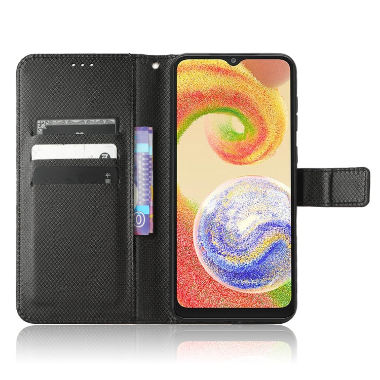 For Samsung Galaxy A04 Diamond Texture Leather Phone Case