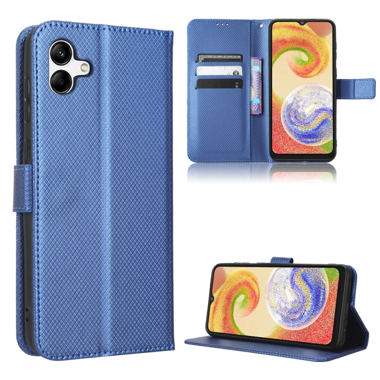 For Samsung Galaxy A04 Diamond Texture Leather Phone Case