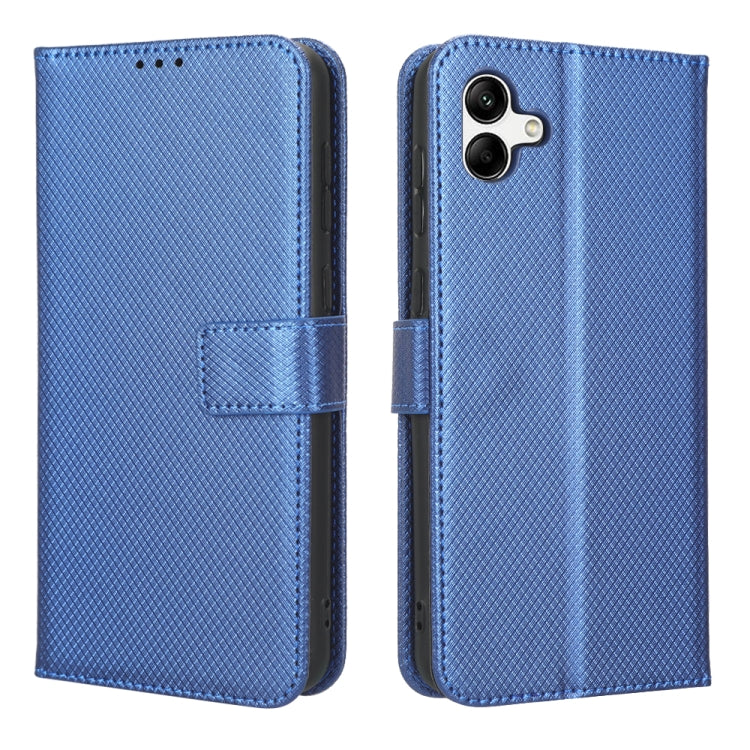 For Samsung Galaxy A04 Diamond Texture Leather Phone Case