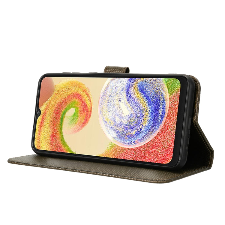 For Samsung Galaxy A04 Diamond Texture Leather Phone Case