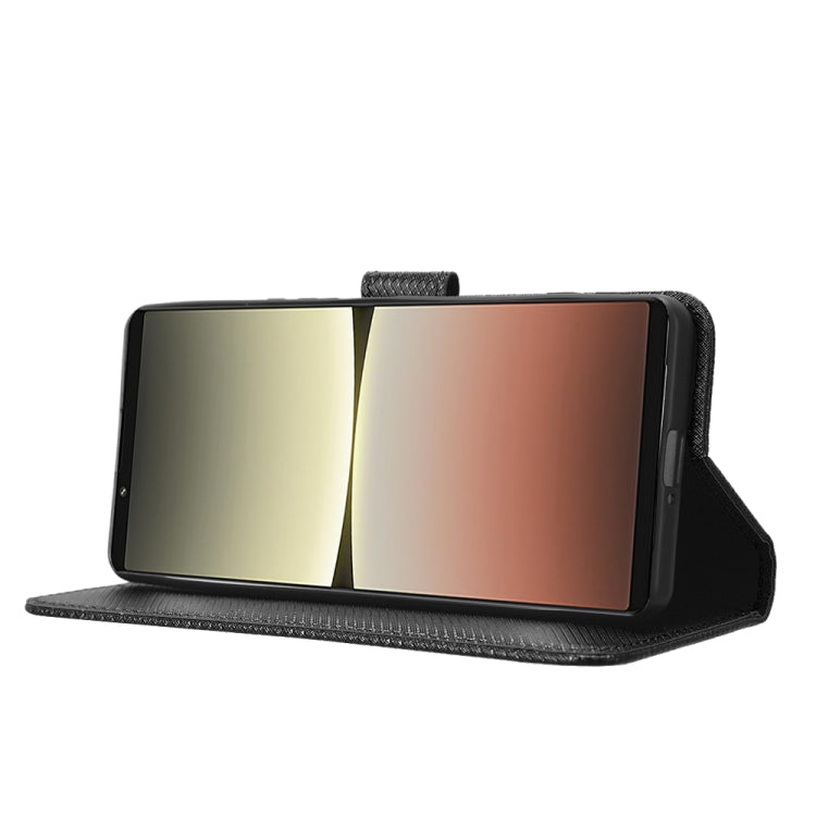For Sony Xperia 5 IV Diamond Texture Leather Phone Case
