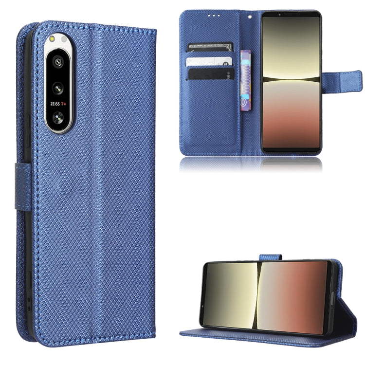 For Sony Xperia 5 IV Diamond Texture Leather Phone Case