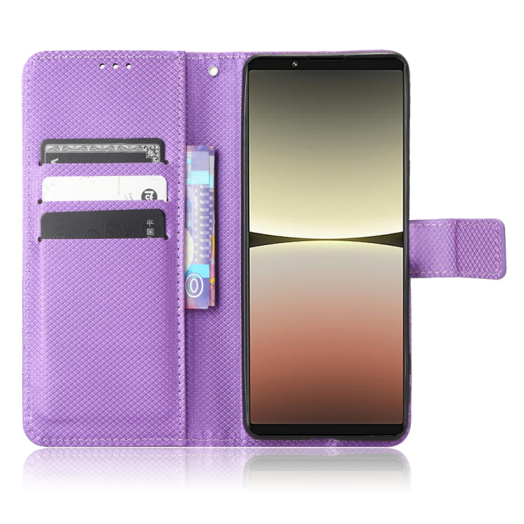 For Sony Xperia 5 IV Diamond Texture Leather Phone Case