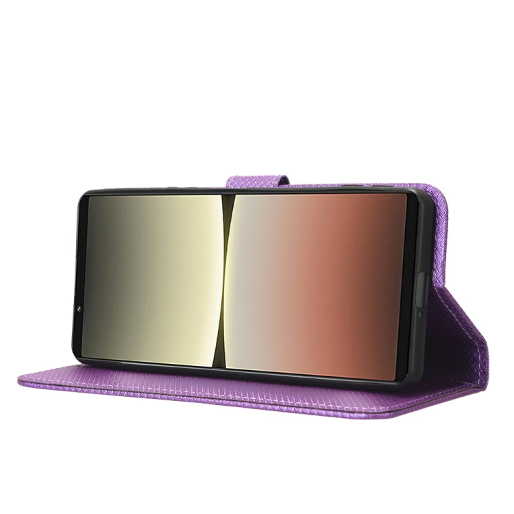 For Sony Xperia 5 IV Diamond Texture Leather Phone Case