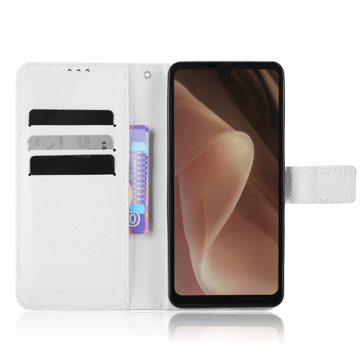 For Sharp Aquos Sense7 Plus Diamond Texture Leather Phone Case