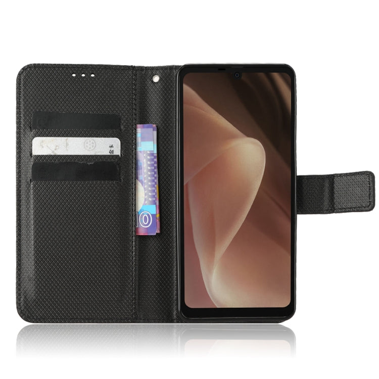 For Sharp Aquos Sense7 Plus Diamond Texture Leather Phone Case