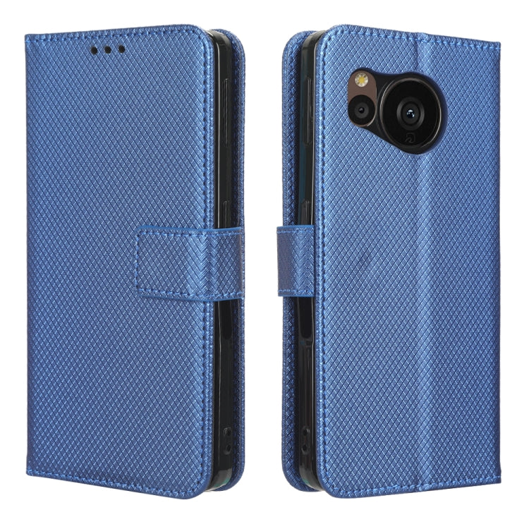 For Sharp Aquos Sense7 Plus Diamond Texture Leather Phone Case