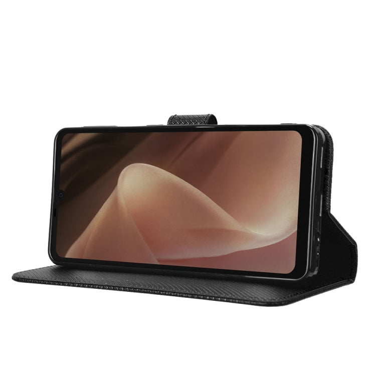 For Sharp Aquos Sense7 Diamond Texture Leather Phone Case