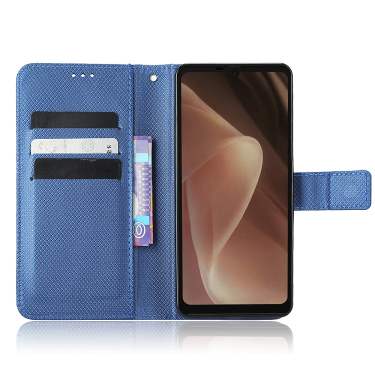 For Sharp Aquos Sense7 Diamond Texture Leather Phone Case