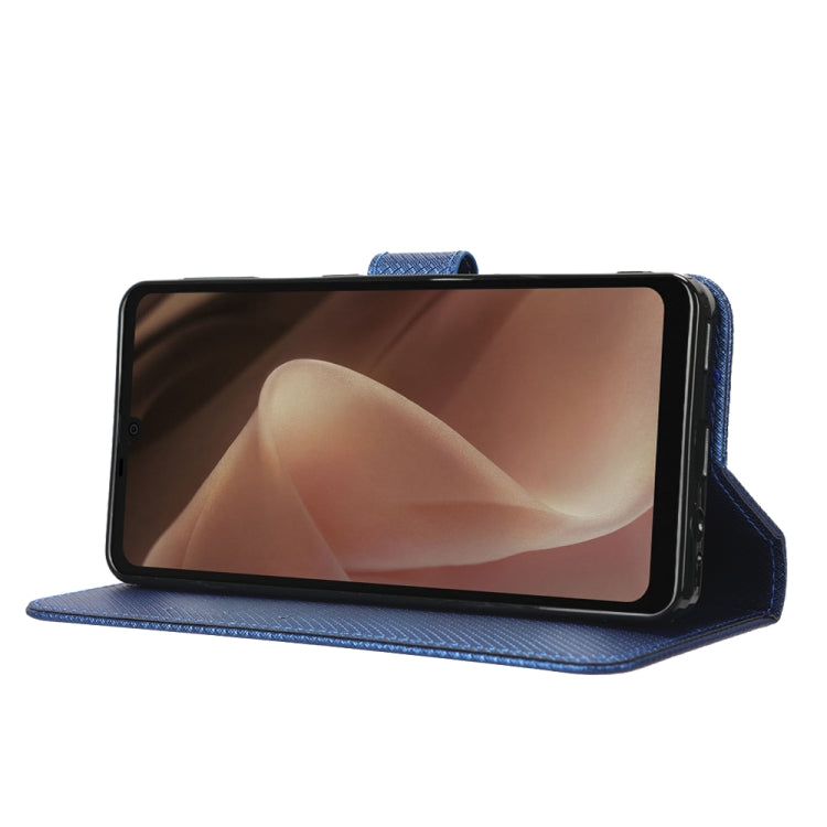 For Sharp Aquos Sense7 Diamond Texture Leather Phone Case