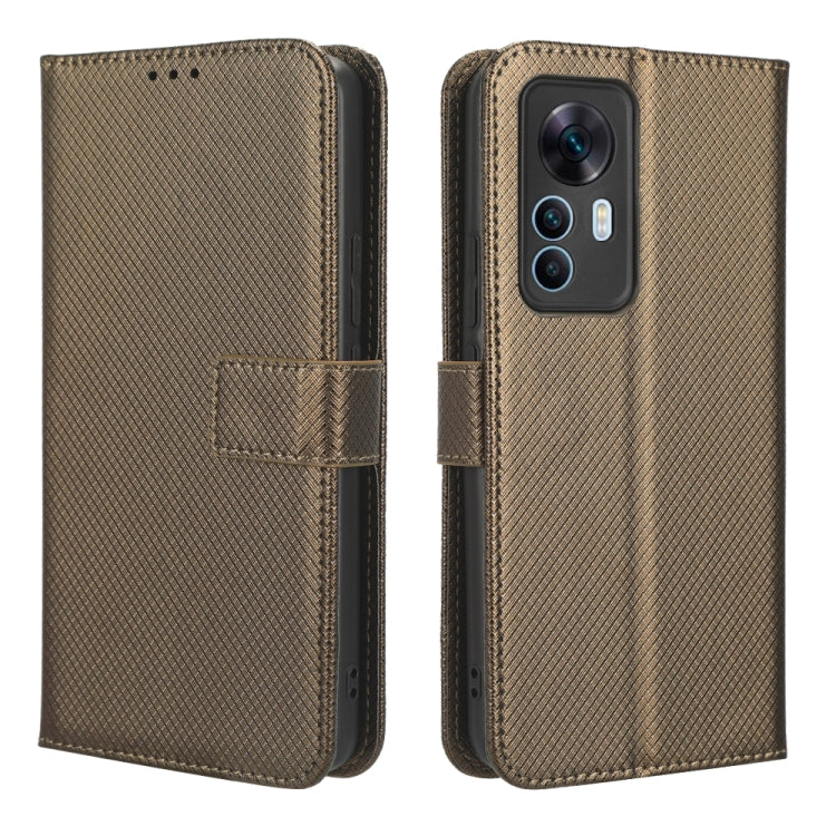For Xiaomi 12T / Redmi K50 Ultra Diamond Texture Leather Phone Case