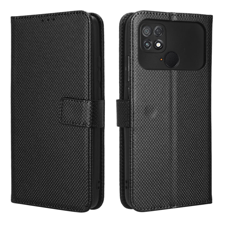 For Xiaomi Poco C40 Diamond Texture Leather Phone Case