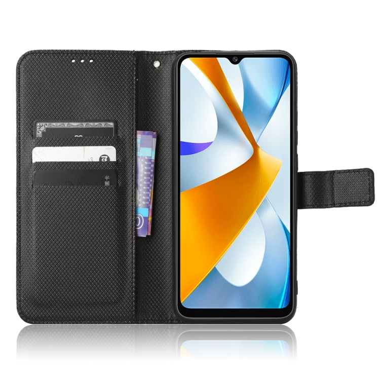 For Xiaomi Poco C40 Diamond Texture Leather Phone Case