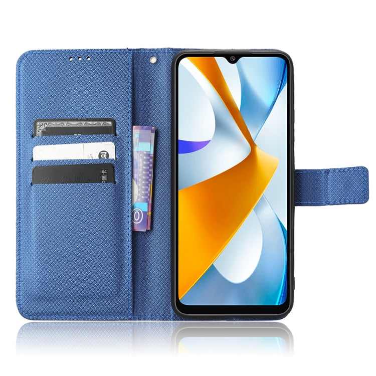 For Xiaomi Poco C40 Diamond Texture Leather Phone Case