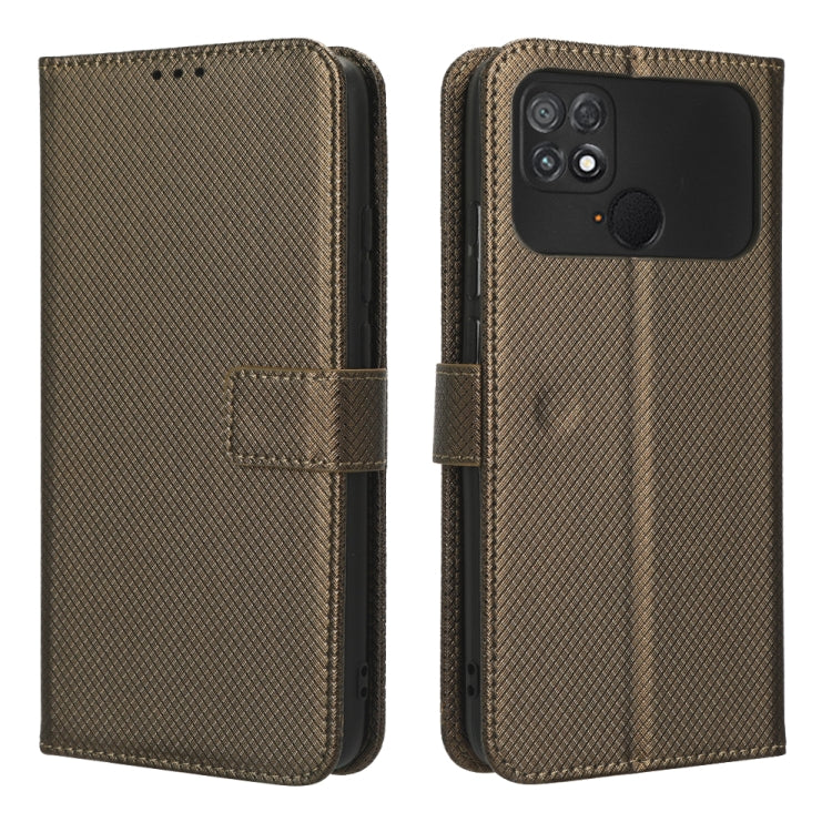 For Xiaomi Poco C40 Diamond Texture Leather Phone Case