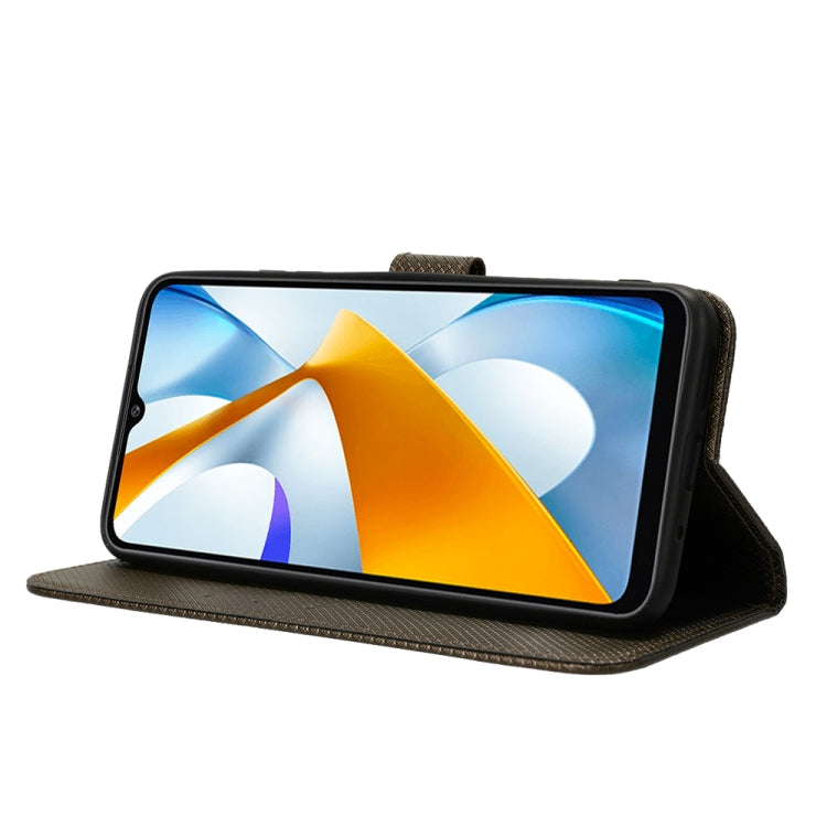 For Xiaomi Poco C40 Diamond Texture Leather Phone Case