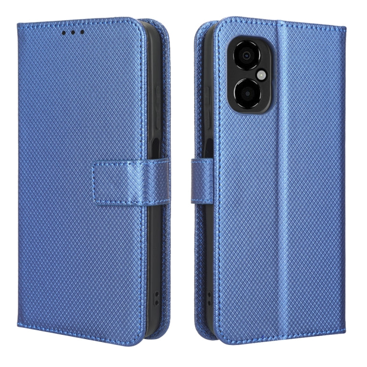 For Xiaomi Poco M4 5G Diamond Texture Leather Phone Case