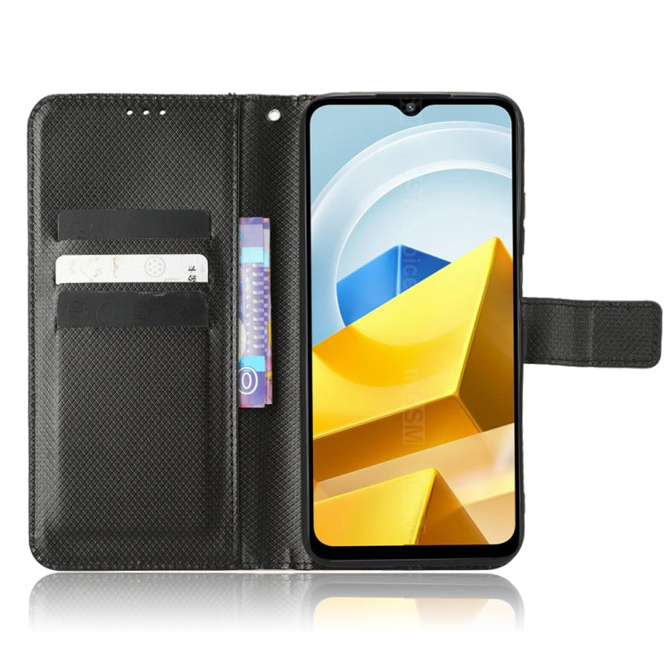 For Xiaomi Poco M5 Diamond Texture Leather Phone Case
